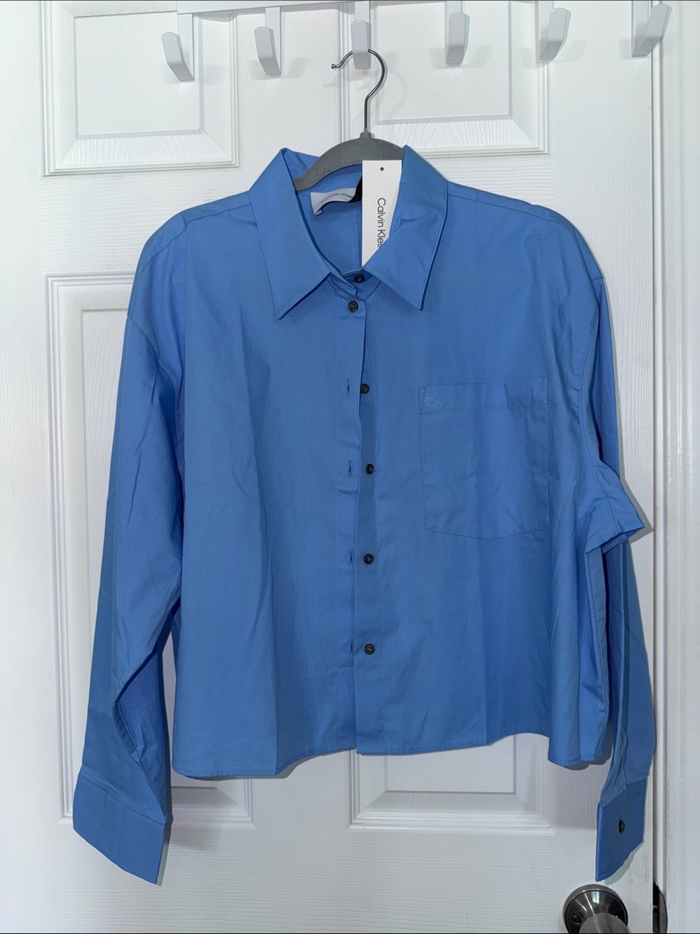 Calvin Klein Sky Blue Button-Up Shirt